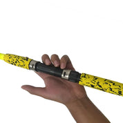 Vara de pesca profissional para carretilha em carbono de 60lbs e 2,40 metros.