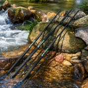 Vara de pesca Sougayilang com ação média, ideal para diversos tipos de peixes.
