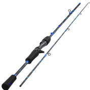 Equipamento de pesca profissional KingPesque vara de carbono sólido com durabilidade extrema.